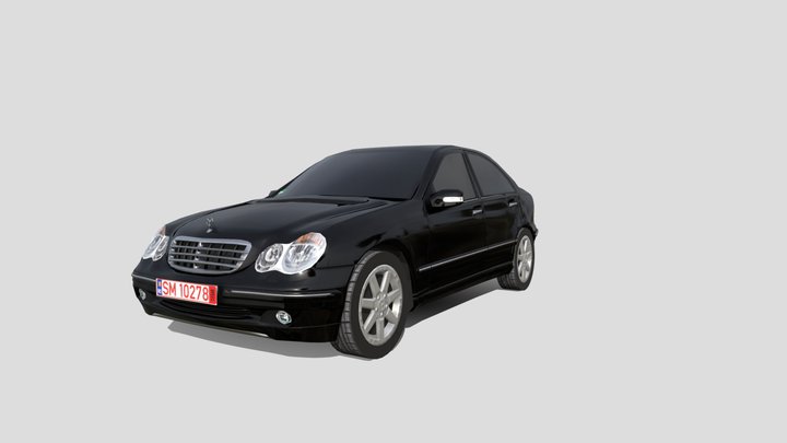 2005 Mercedes-Benz C-Class 3D Model