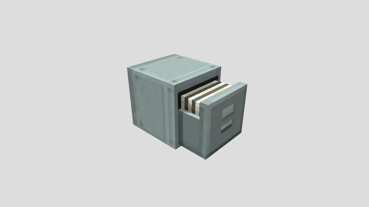 Half-Life in Minecraft. Box office 3D Model