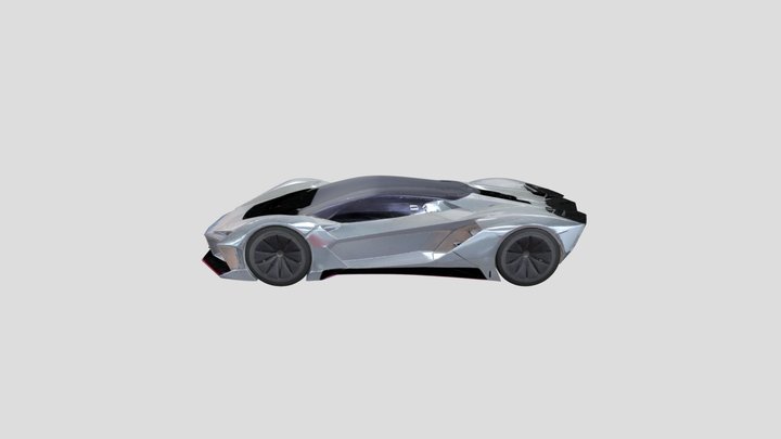 Aurora Hypercar 3D Model