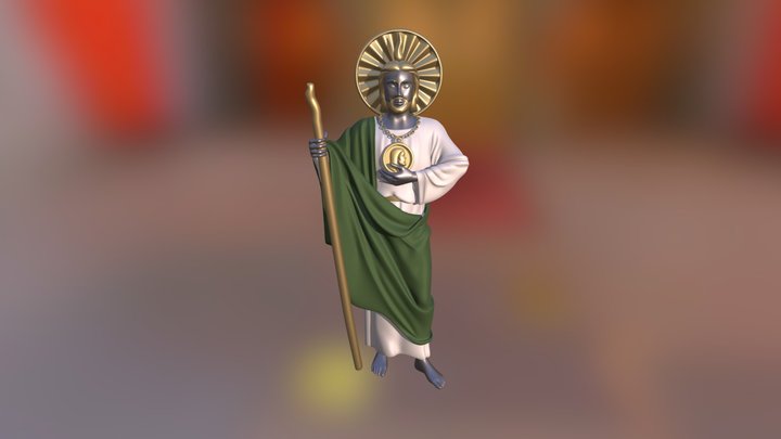 Escultura Judas Tadeo 3D Model