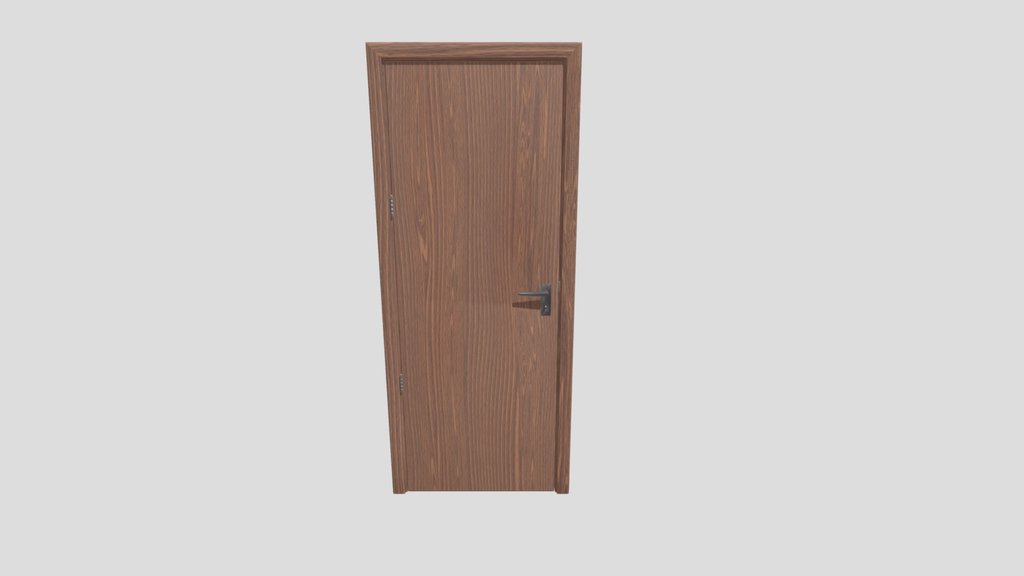 Detailled Oak Door