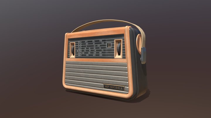 VEF-Spidola 1962 3D Model