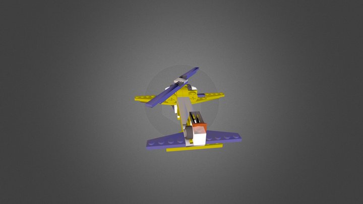 Helikopter til Anine. 3D Model