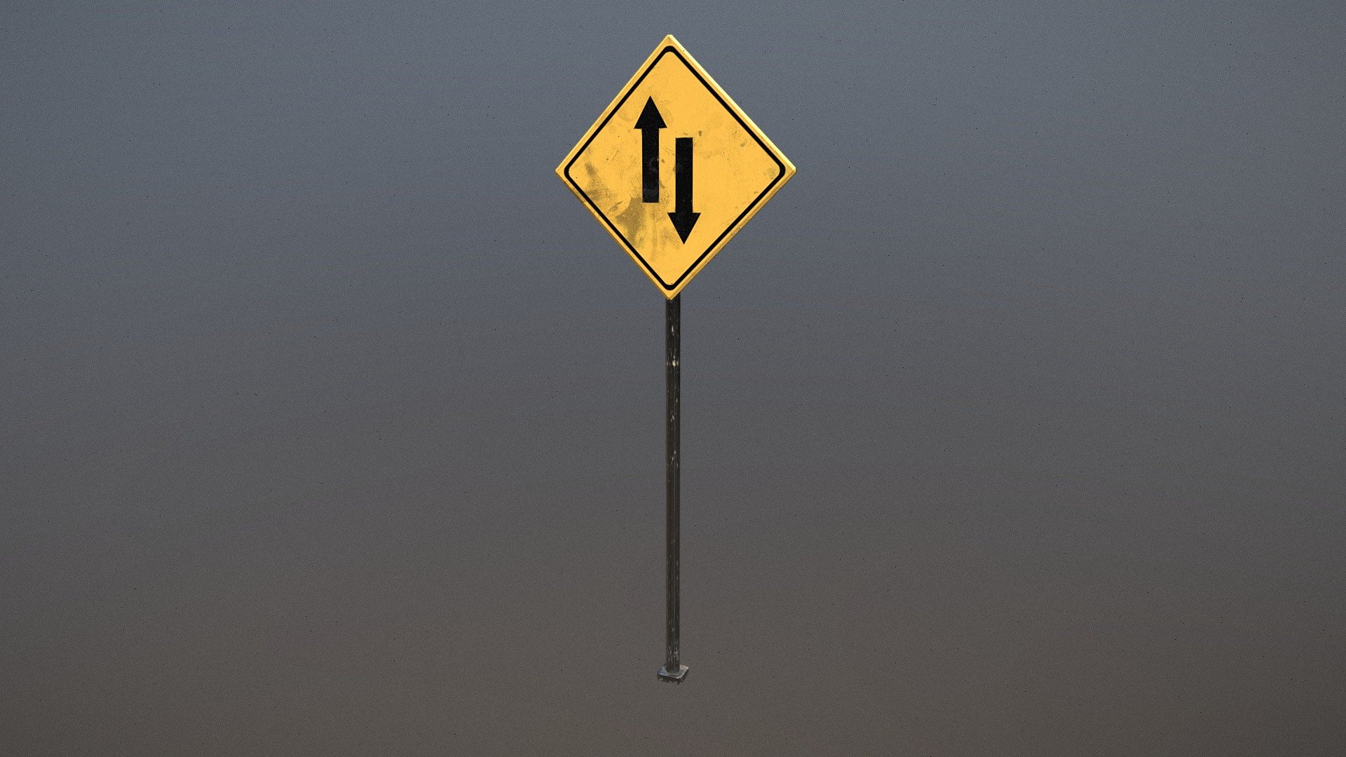 Two Way Street Sign - Download Free 3D model by RealgrumpyKitten1 ...