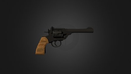 Webley Mk VI Revolver 3D Model