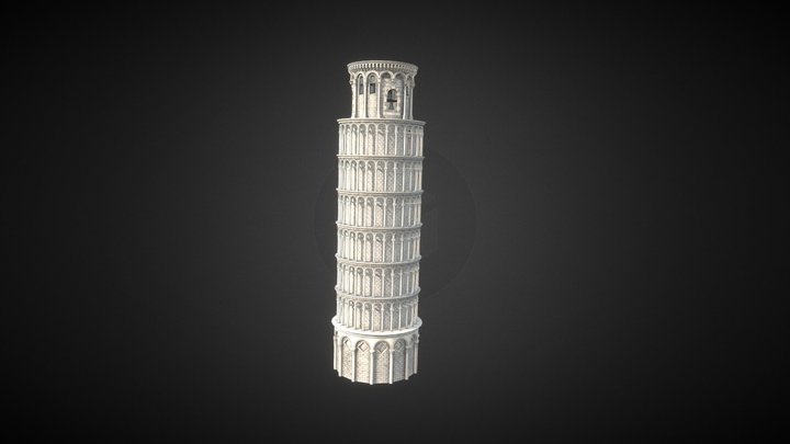 Tower of Pisa 3D Model