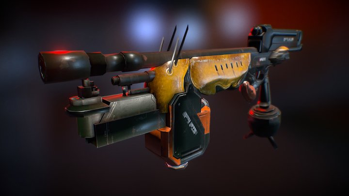 Warframe FanArt Grakata 3D Model