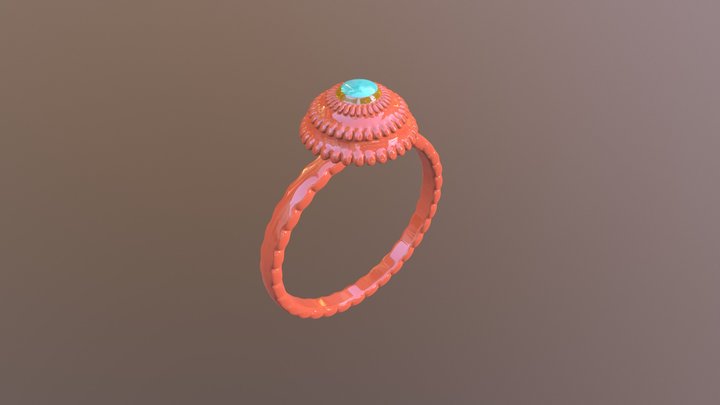 Stone Ring 3D Model