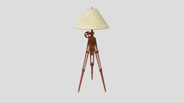 Vintage_trinog_lamp 3D Model