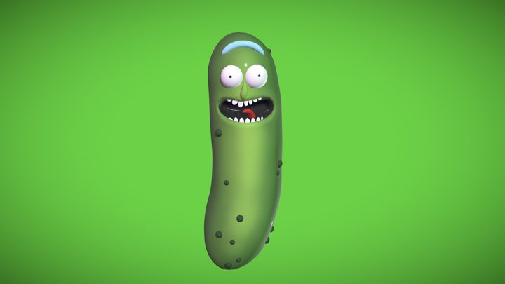 Pickle Rick 3D Model