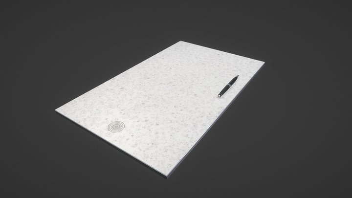 Titan by Senso White Carrara 3D Model