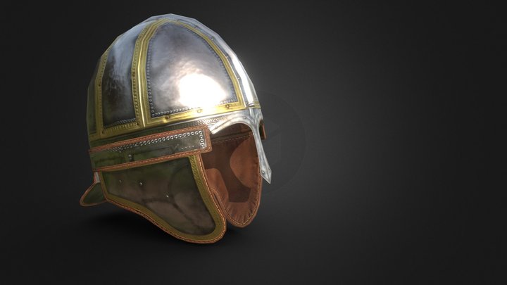 Roman Ridge Helmet 3D Model