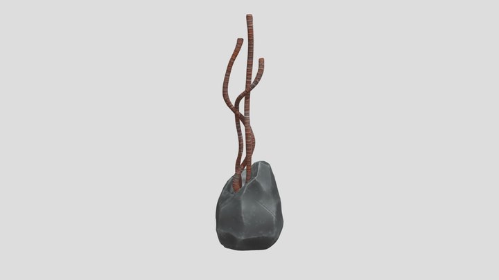 Broken piece of rubble 3D Model