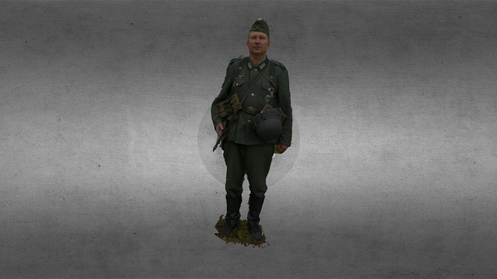 German soldier 3D Model