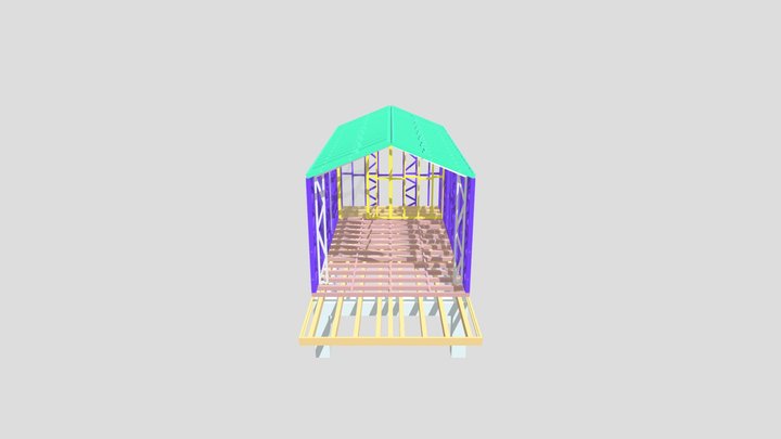 Chalé_stickframe 3D Model