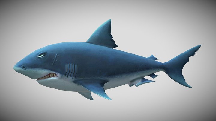 HSE Great White Shark – Kostenloses 3D-Modell STL