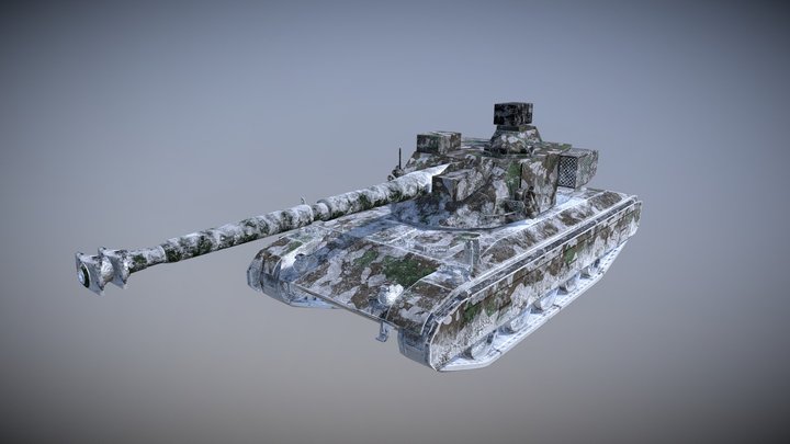 SK-105 Kürassier Snow 3D Model