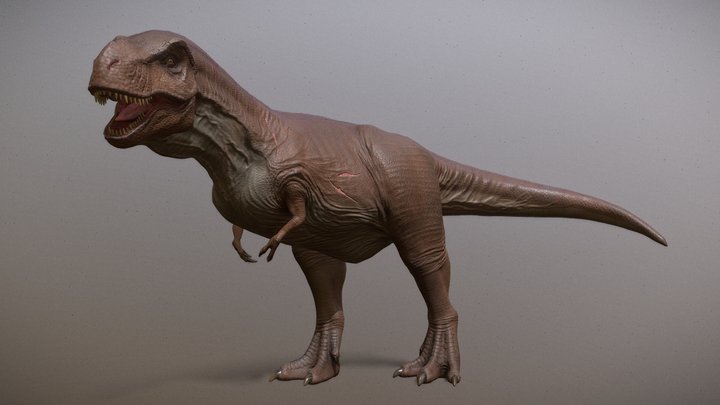 Vetor Maker - Dinossauro T Rex 3D