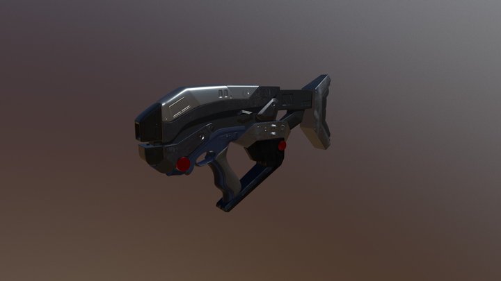 TYR Gun WIP 3D Model