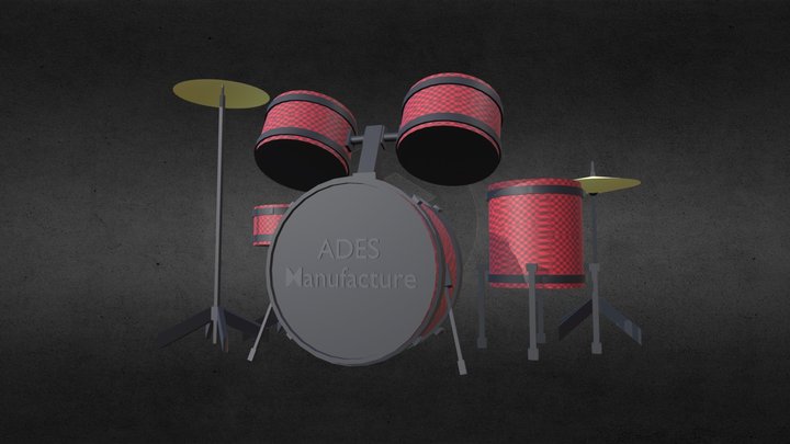 Drum Set 3D Model