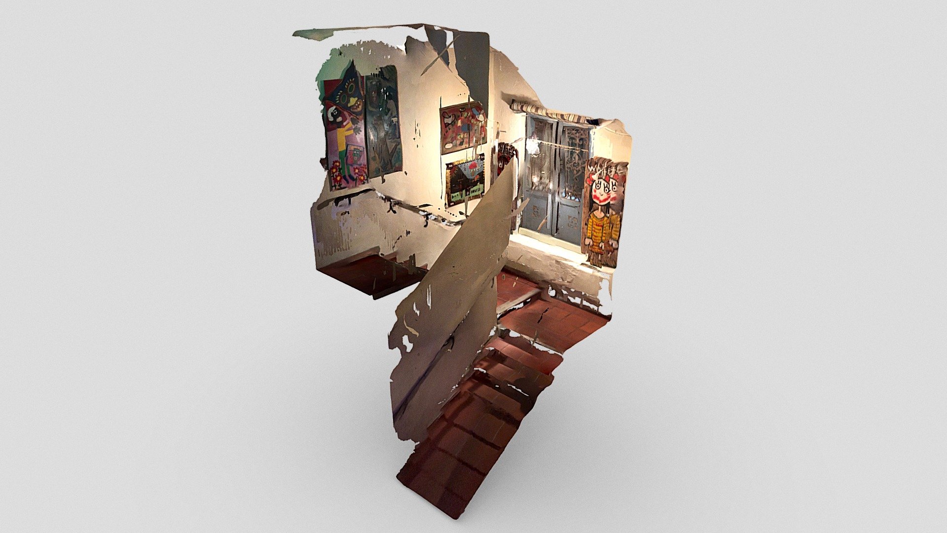 Stairs @Nola, Palo Alto (Scaniverse)
