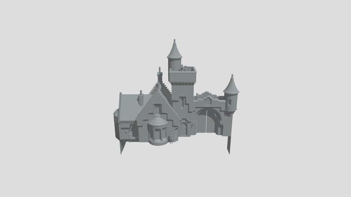 Grandma's House - WIP Diorama 3D Model