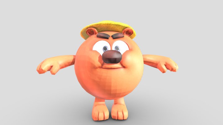 Смешарики копатыч/gogoriki bobo (не риг) – Modello 3D gratuito STL