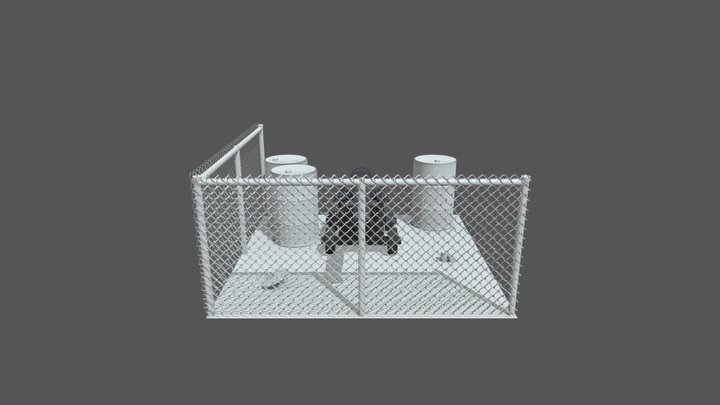 Cannon Environment Bake 3D Model