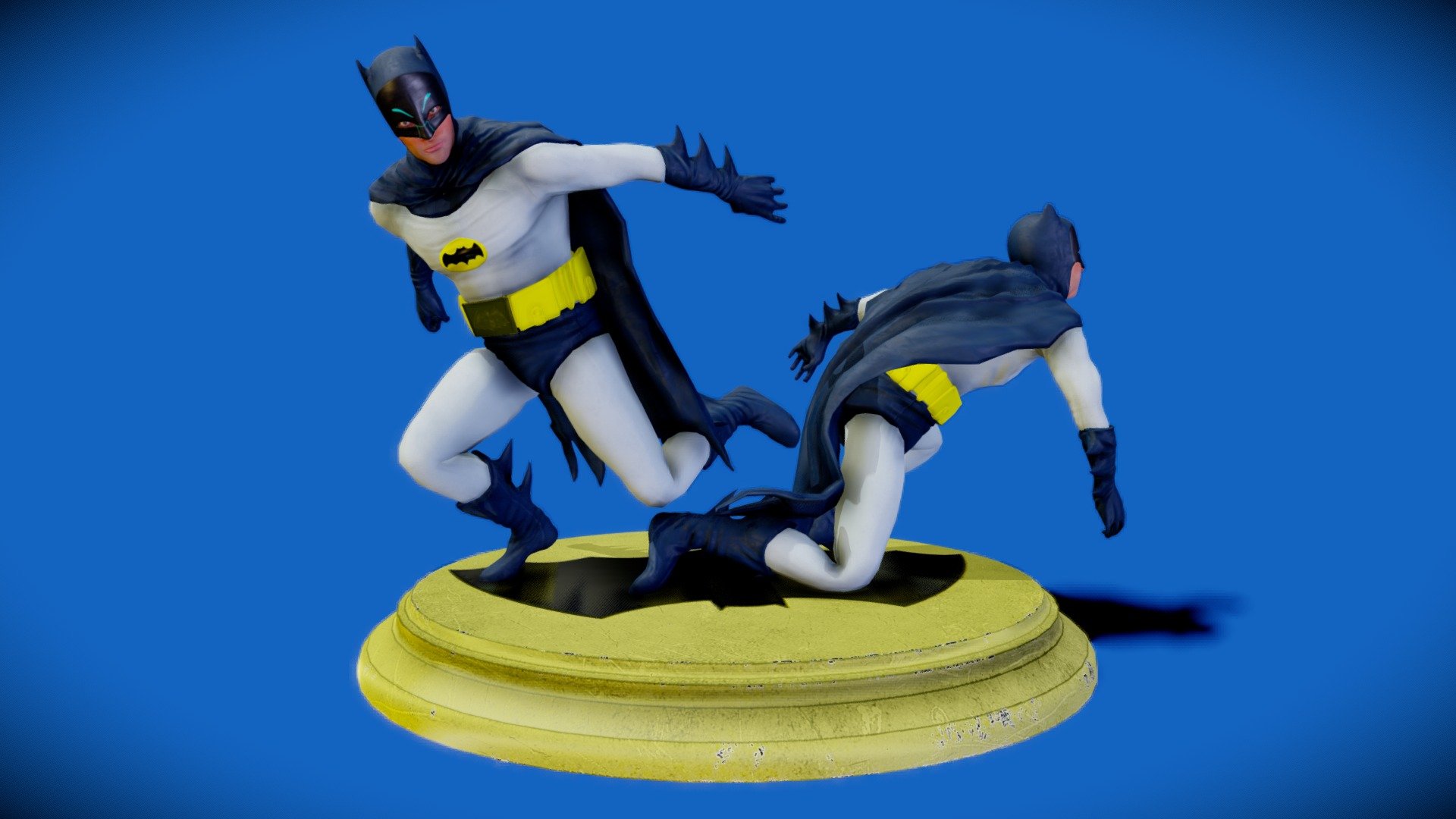 Batwest (Adam West's Batman 1966) - Download Free 3D model by  Gabriele_Zero3DArt (@zero3dart) [56e3dfc]