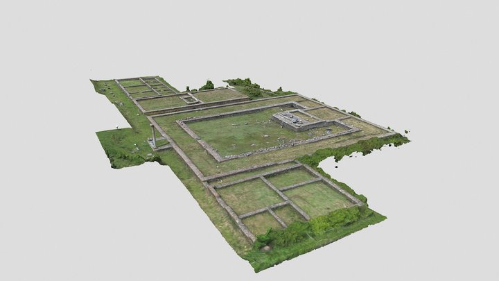 The Great Temple of Ulpia Traiana Sarmisegetusa 3D Model