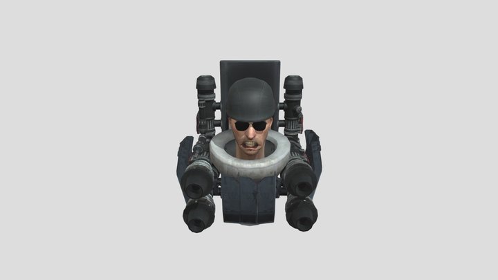 Armored Laser Toilet – Modelo 3D gratuito STL