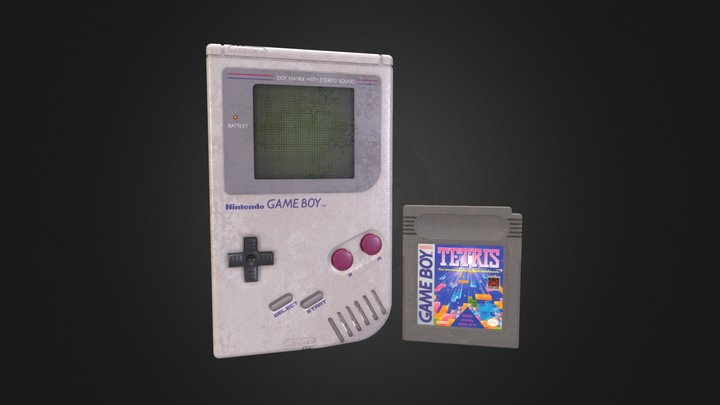 GAMEBOY 1989 3D Model