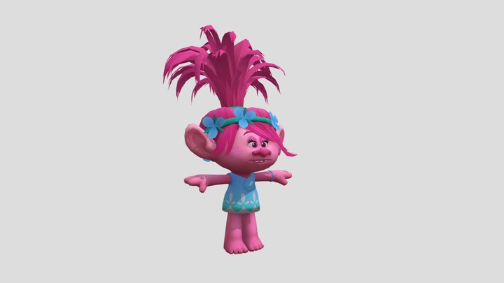 Poppy (Trolls Pop) 3D Model