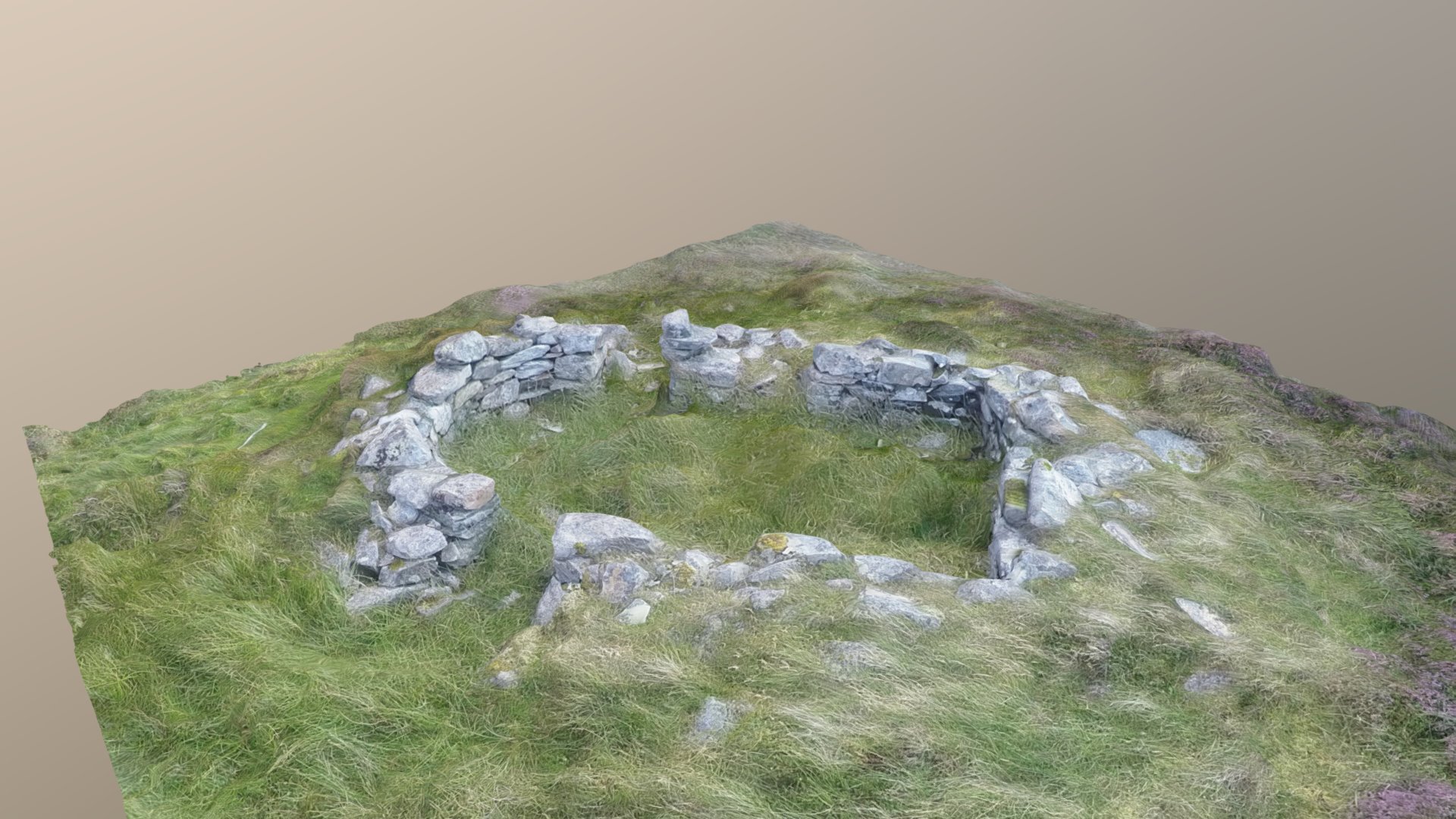 Atha Ruaidh South shieling - 3D model by Smilemaker [56e6047] - Sketchfab