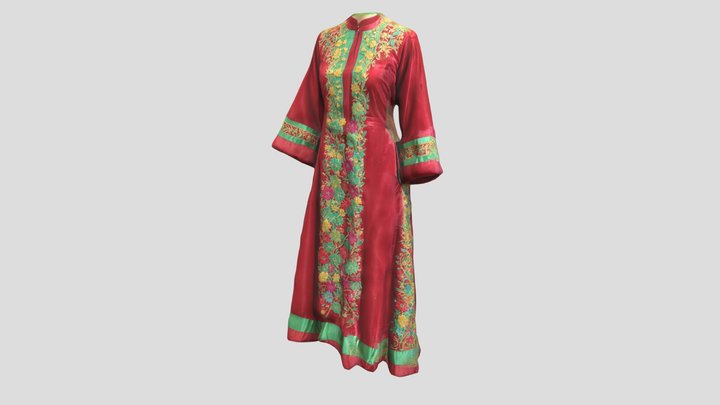 Kurdish Dress 3D Model