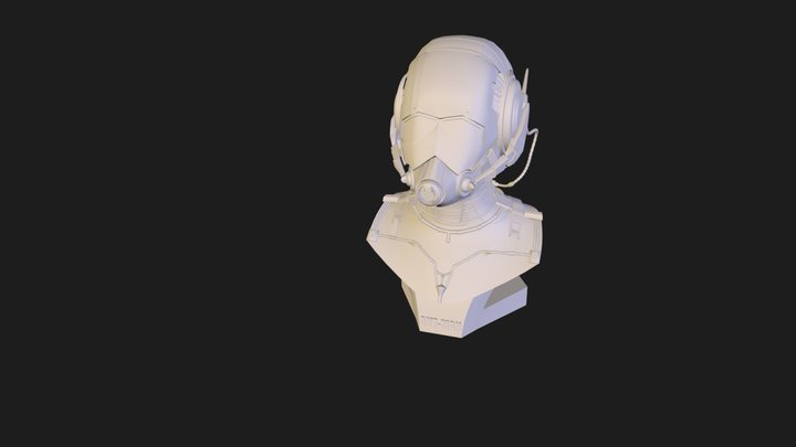 ant-man bust 3D Model