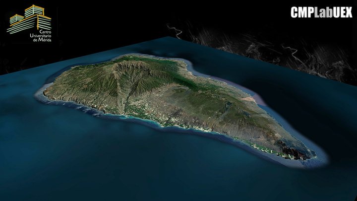 La Palma, Islas Canarias, España – Free 3D Model STL