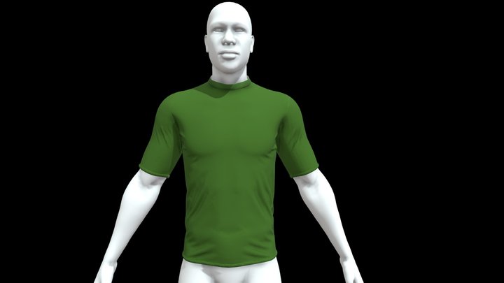 T-shirt | New Pattern people print 3D Model