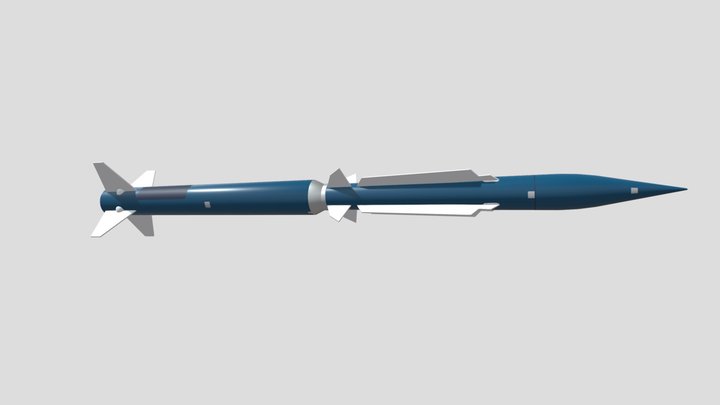 Vertical Launch Missile 3D Model