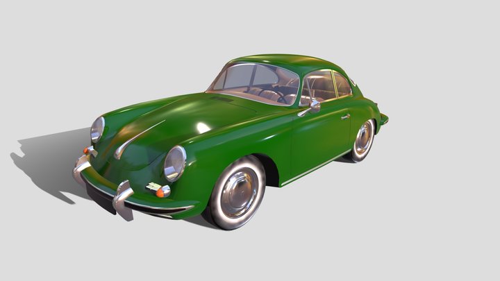 Porsche - 356C (1964) 3D Model