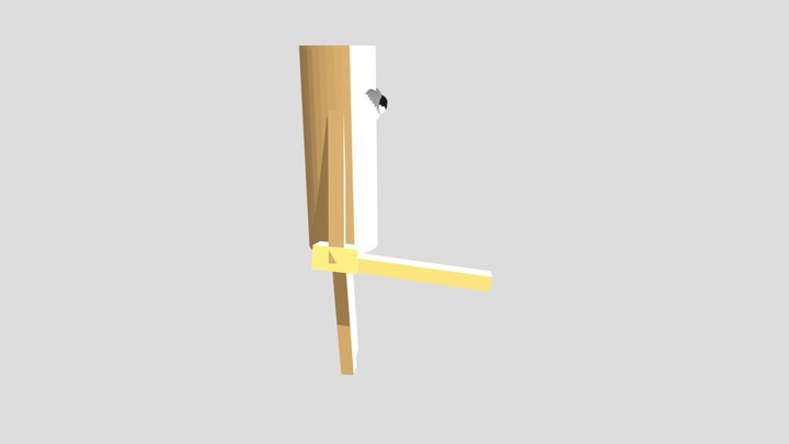 Poorly made tung Sahur 3D Model