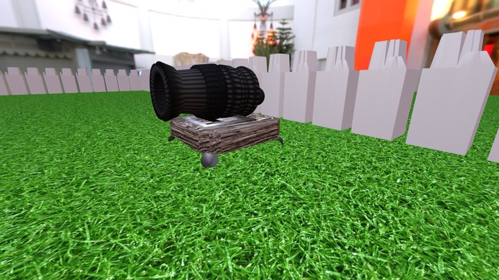 Cannon 3D Model