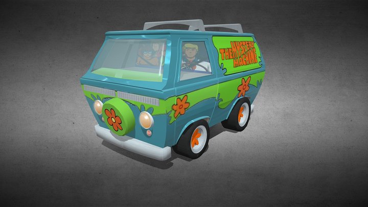 The Mystery Machine 3D Model