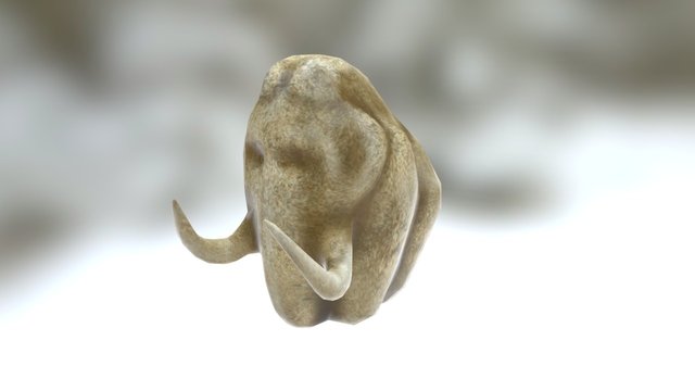 Tabletop Mammoth 3D Model
