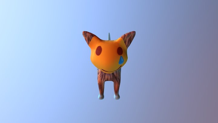 Cryingsmilingcat 3D Model