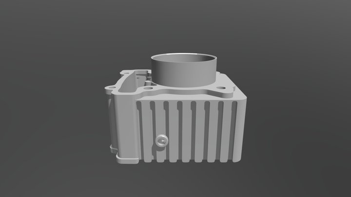 nmax Square fins v3 3D Model