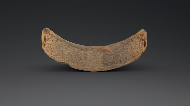 軒平瓦O型式（平川廃寺跡） 3D Model