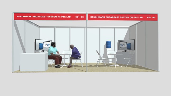 BCA stall 3D Model