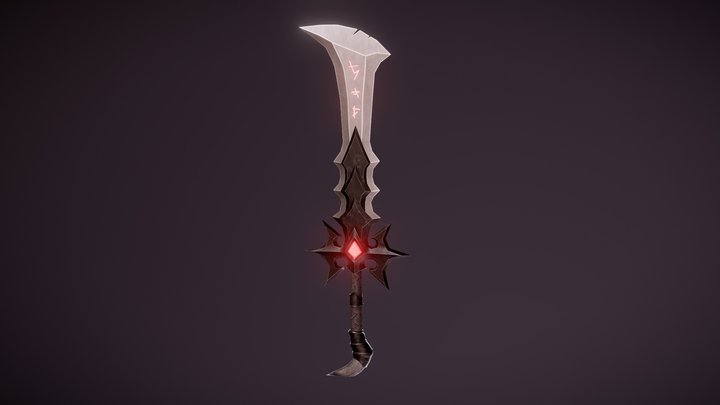 Fantasy Sword 3D Model