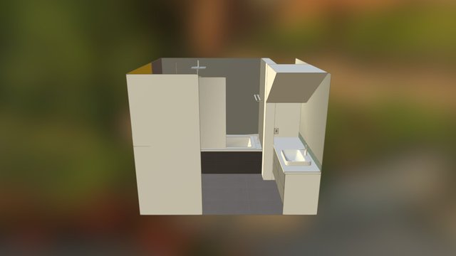 Bathroom Kids 3D Model